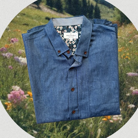 rue Saint—Patrick Wolverhampton Cotton Short Sleeve Shirt - Picture 4 of 4